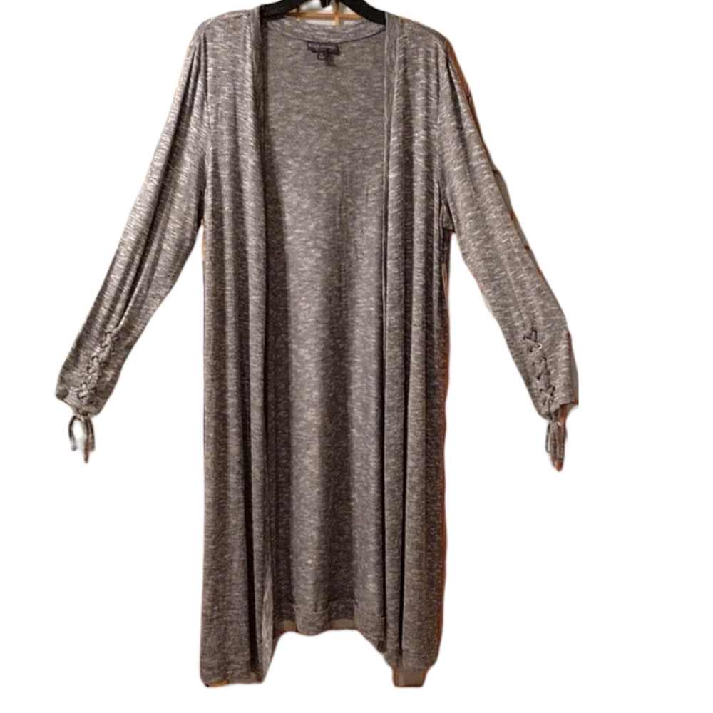 New Gray Marble Duster/Cardigan XS
